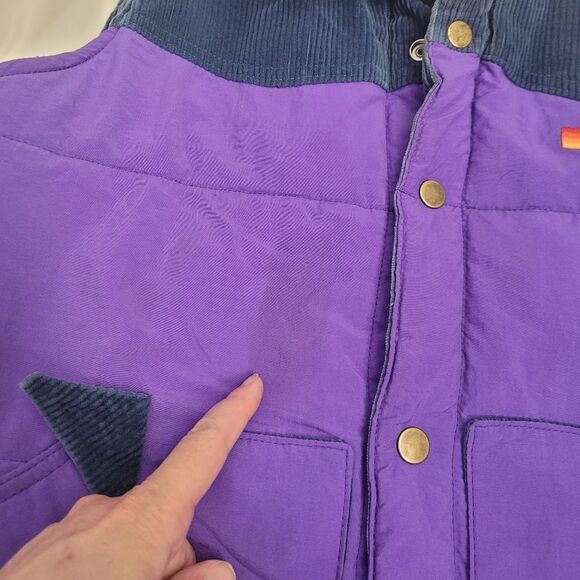 AVIATOR NATION corduroy reversible snap button vest RARE M - Picture 11 of 14